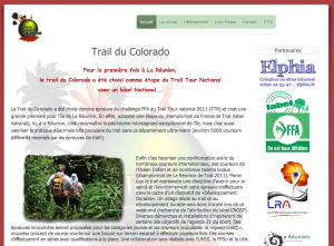 Site internet du Trail du Colorado